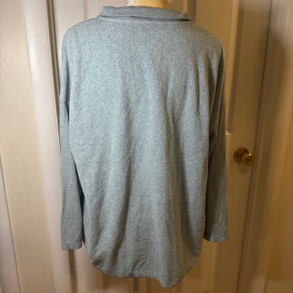 Soft Surroundings Adalyn Long Sleeve Quarter Zip Mock Neck Pullover Sweater XLP - Picture 5 of 7